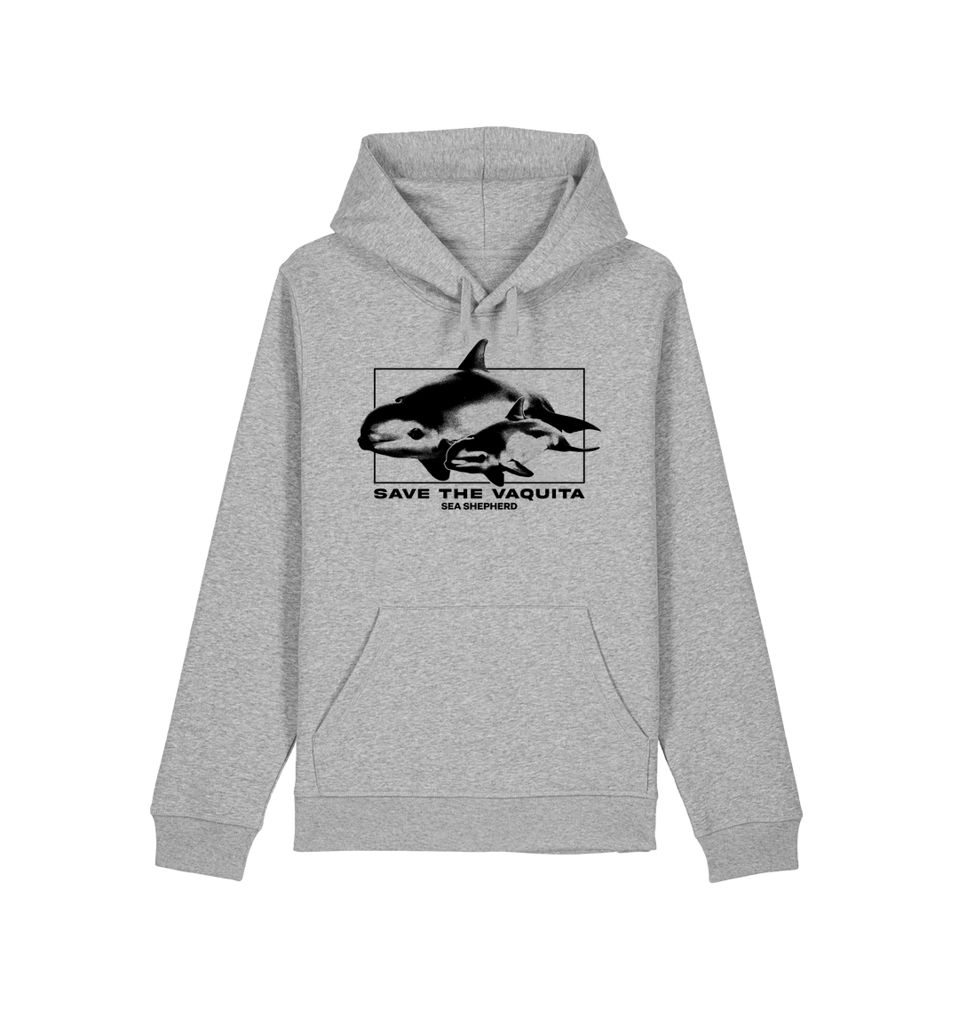 Heather Grey Printed Hoody