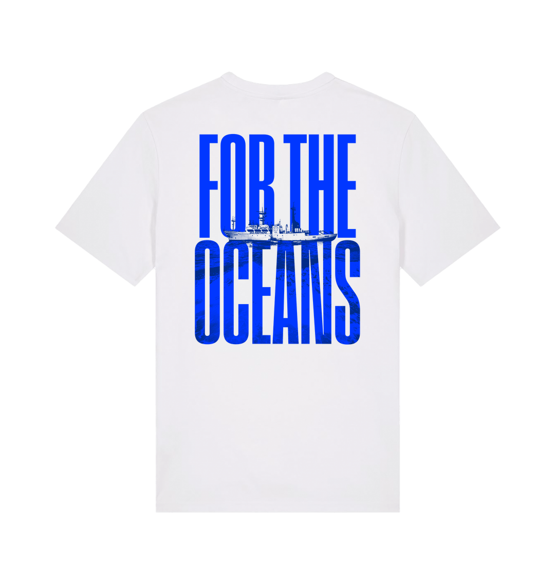 White Printed T-shirt Back