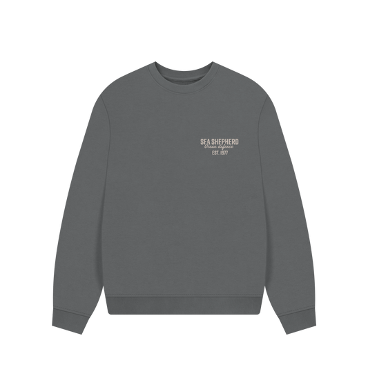 Slate Grey Printed Sweater