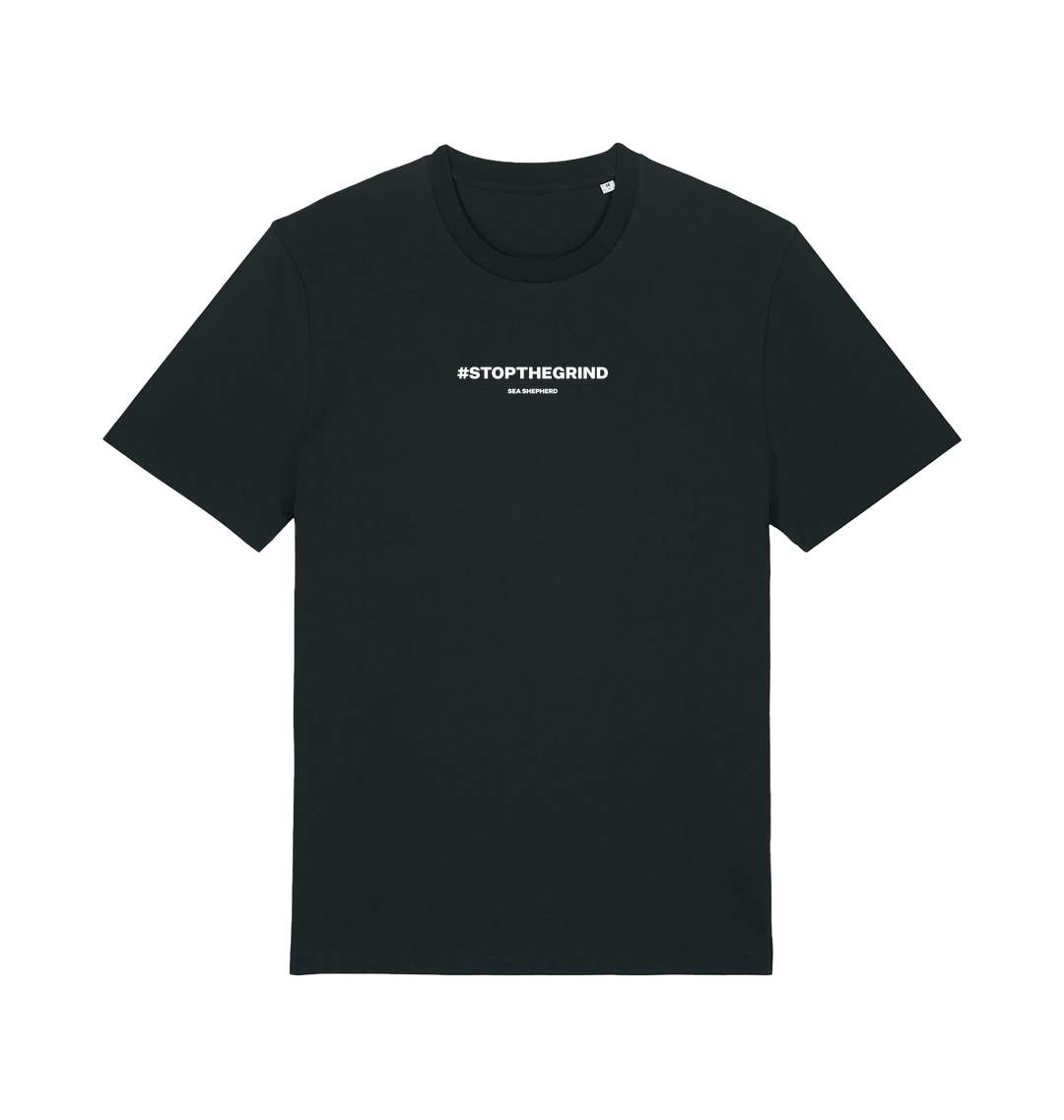 Black Printed T-shirt Front