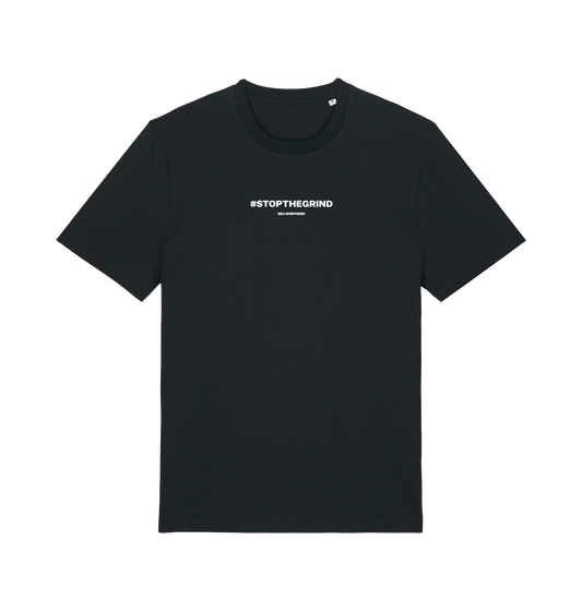 Black Printed T-shirt Front