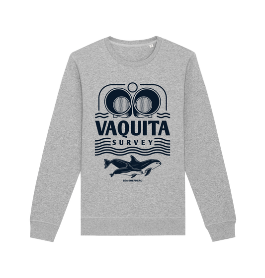 Heather Grey Printed Sweater