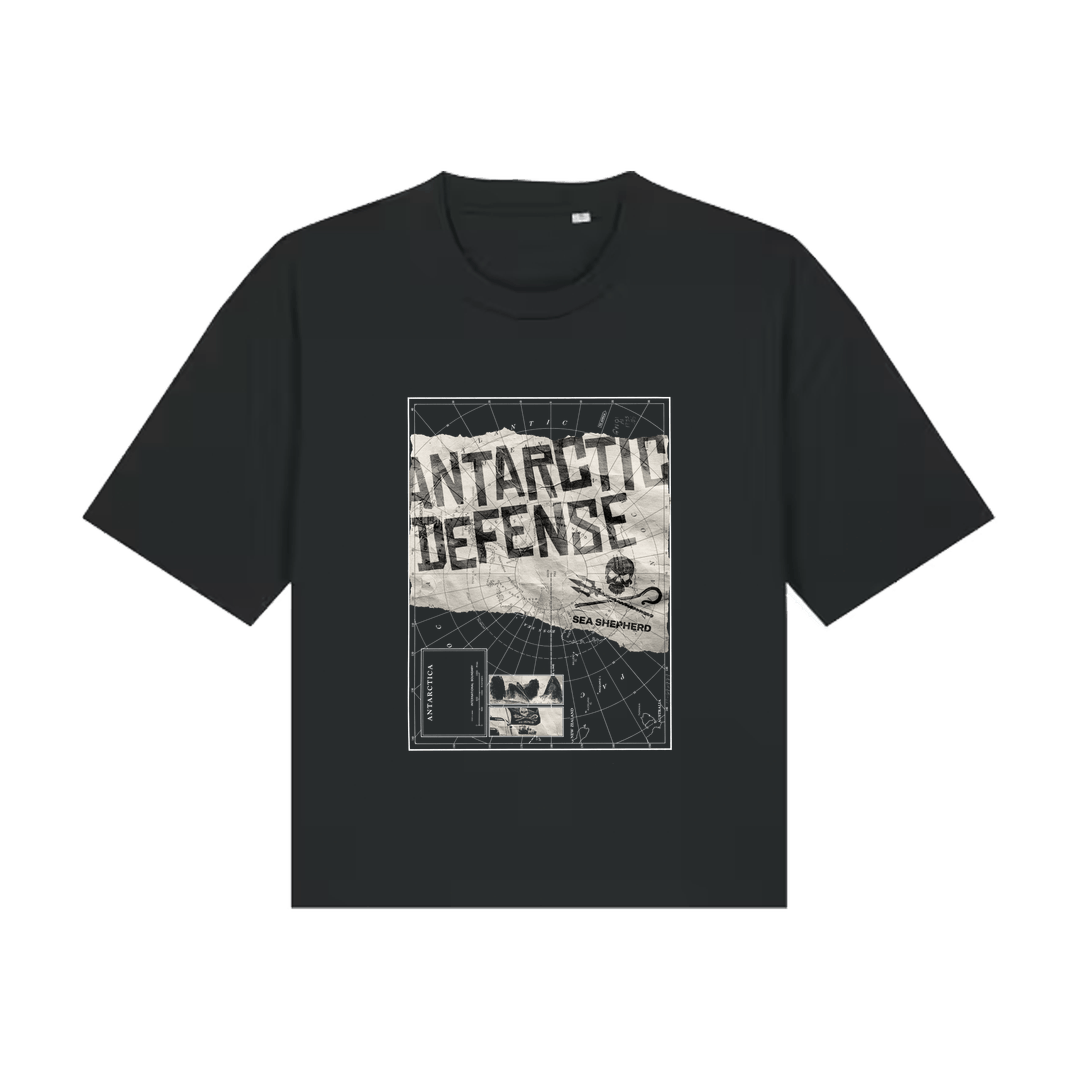 Black Printed T-shirt Front