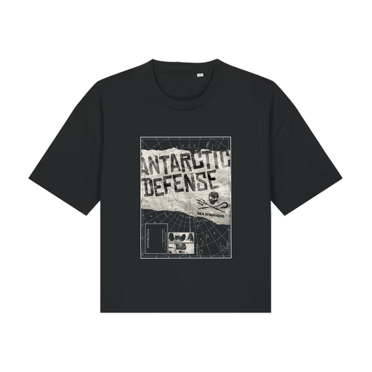 Black Printed T-shirt Front