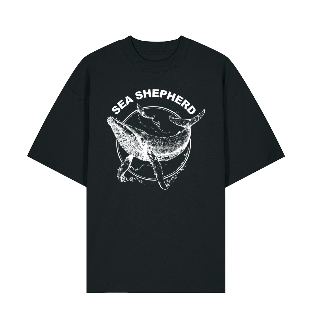 Black Printed T-shirt Front