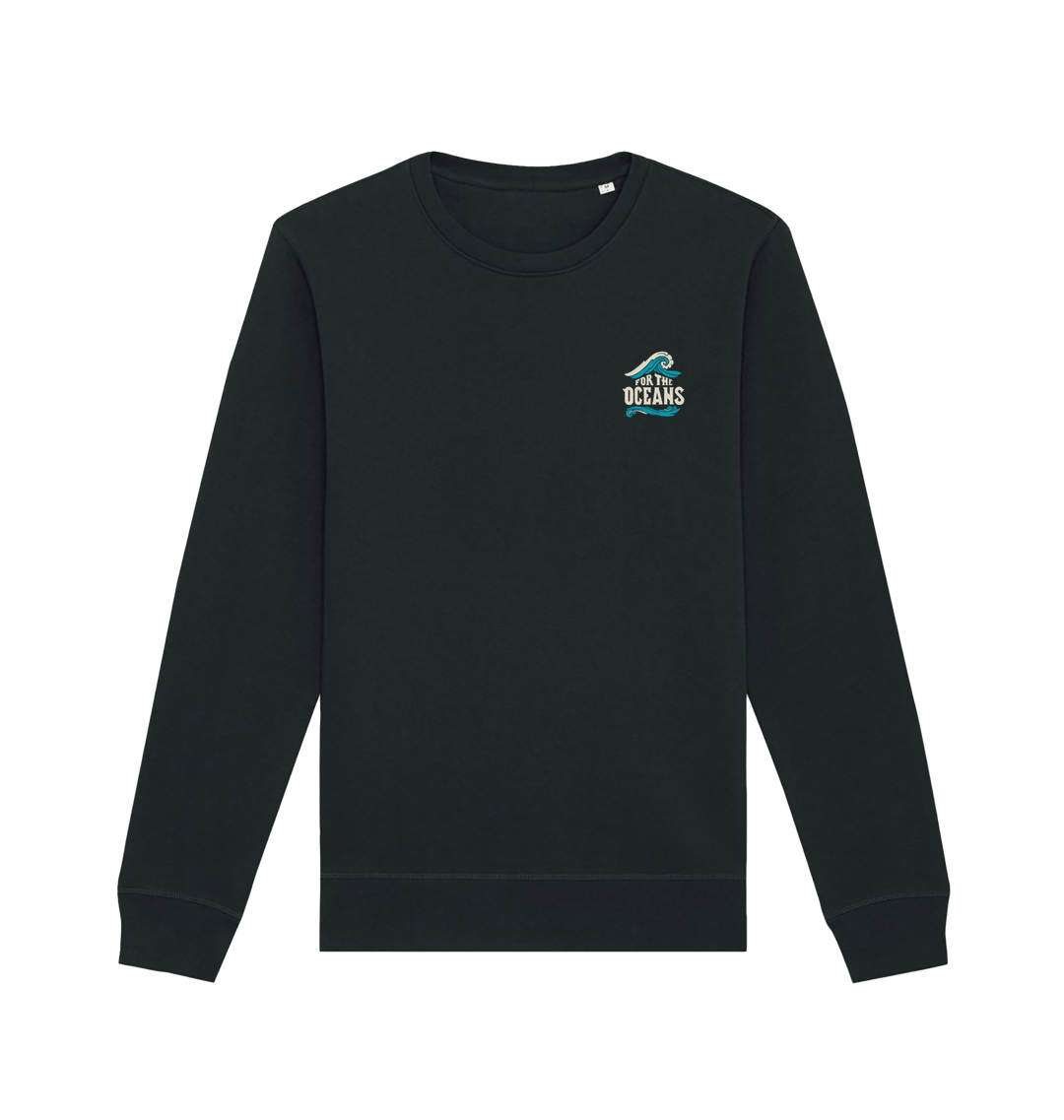 Black Printed Sweater
