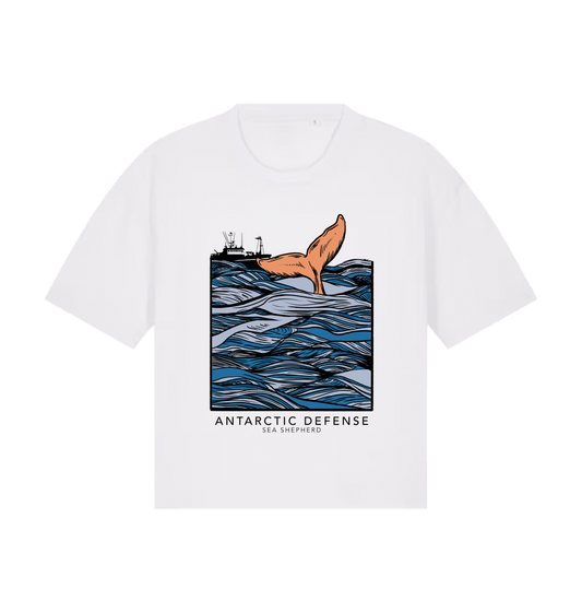 White Printed T-shirt Front