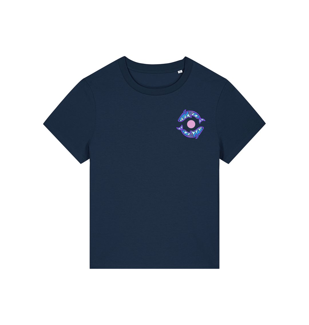 French Navy Printed T-shirt