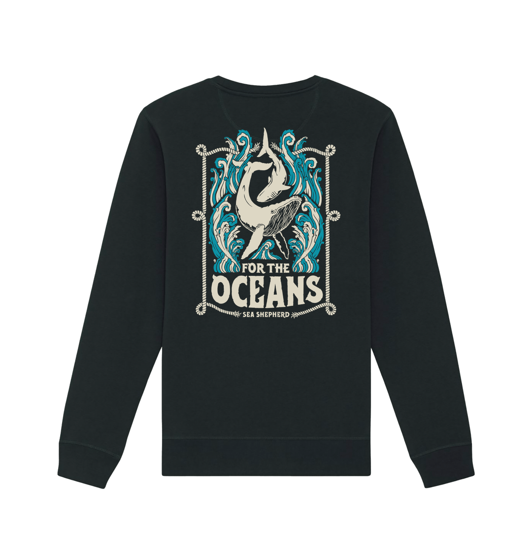 Black Printed Sweater