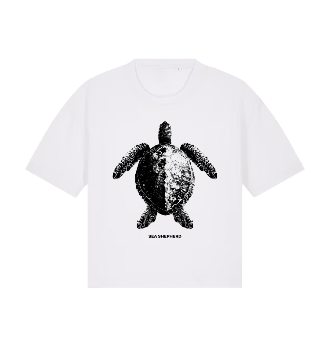 White Printed T-shirt Front