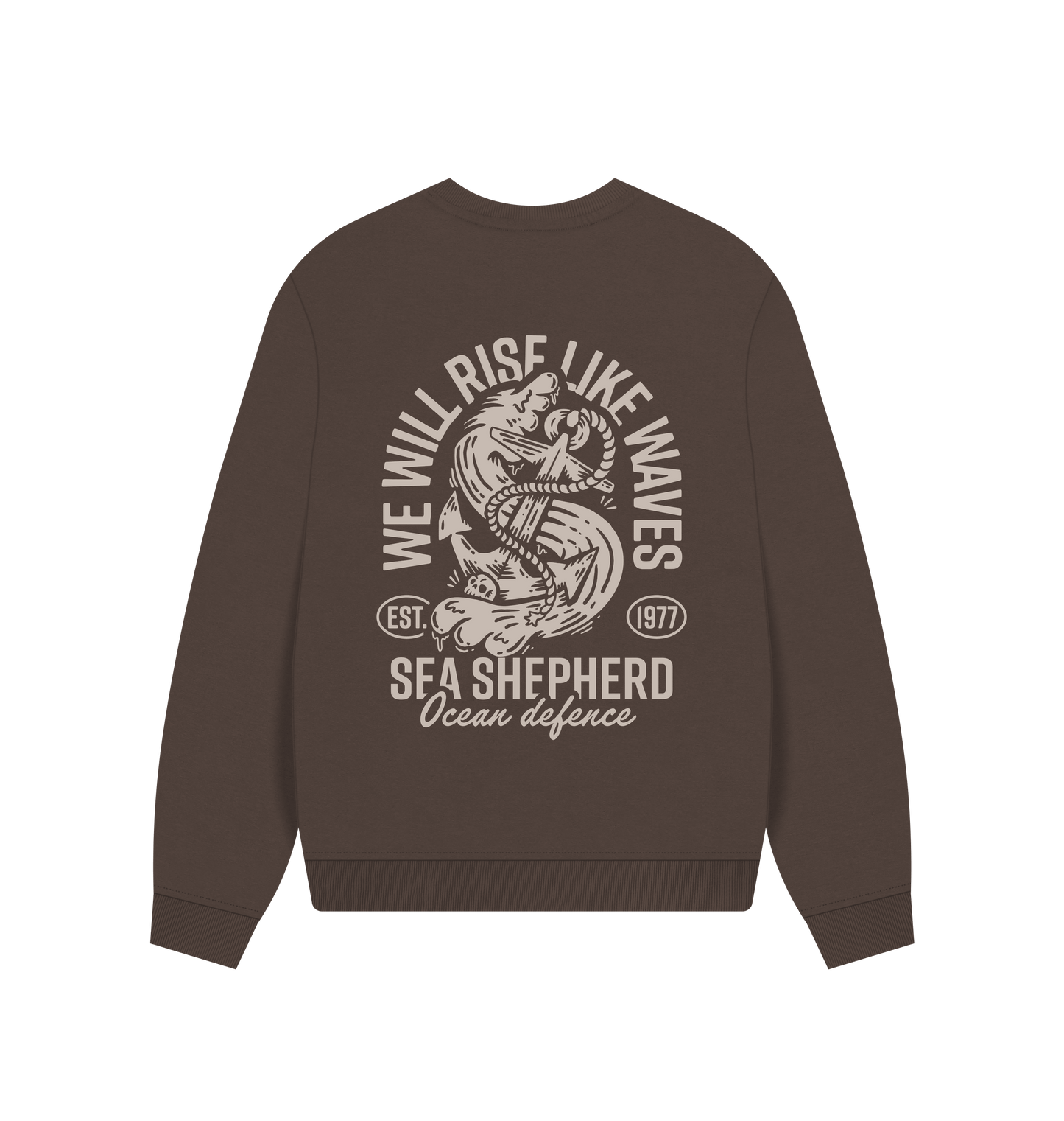 Chocolate Printed Sweater