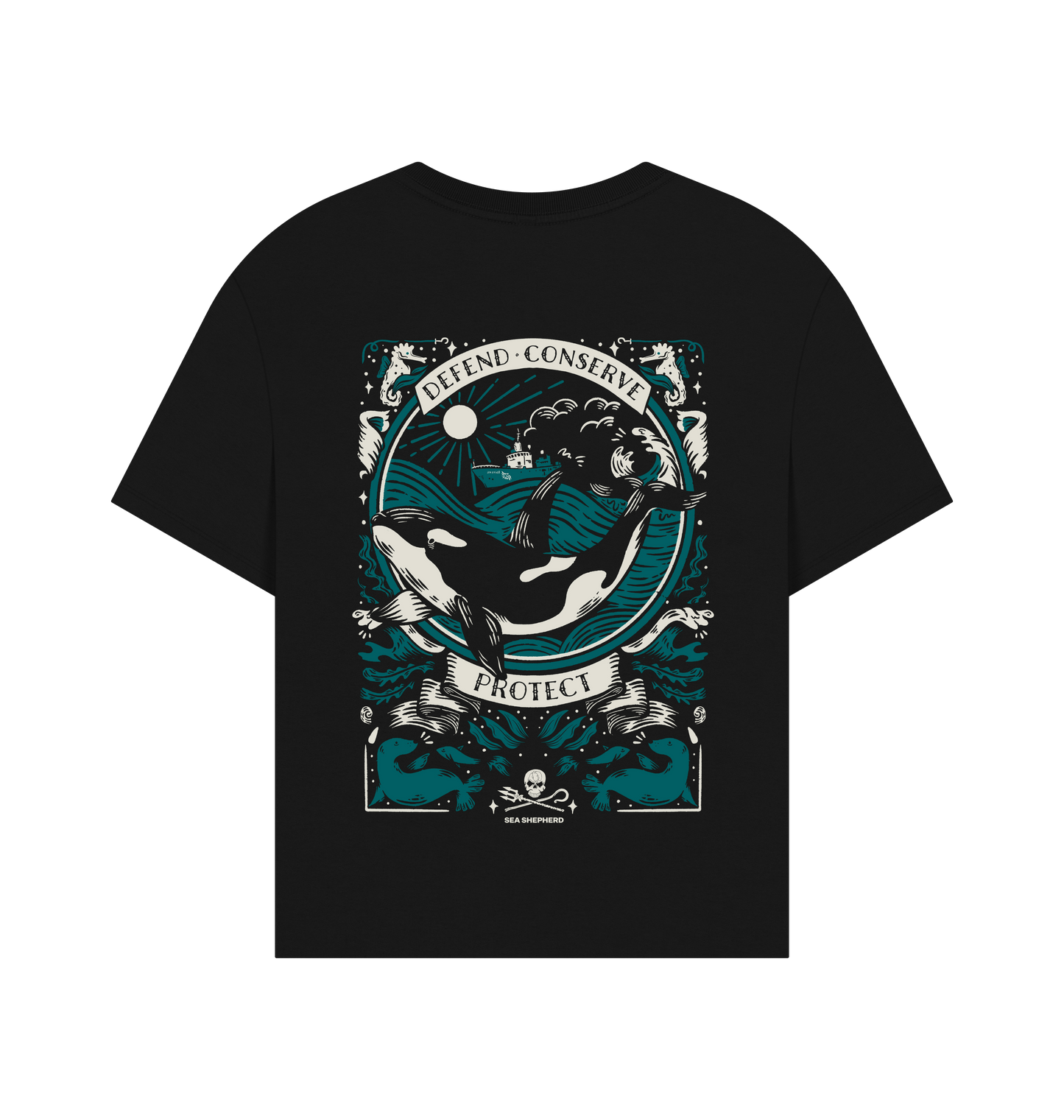 Black Printed T-shirt