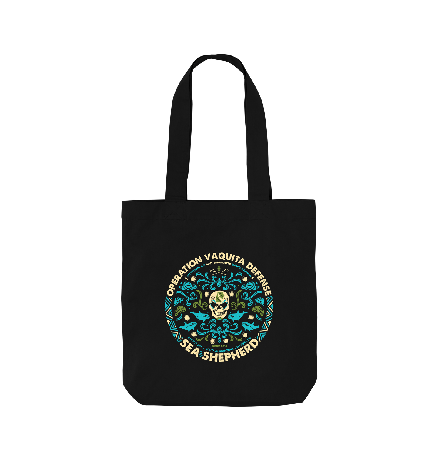 Black Printed Bag