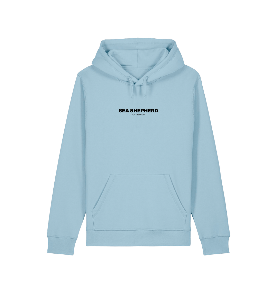 Sky Blue Printed Hoody