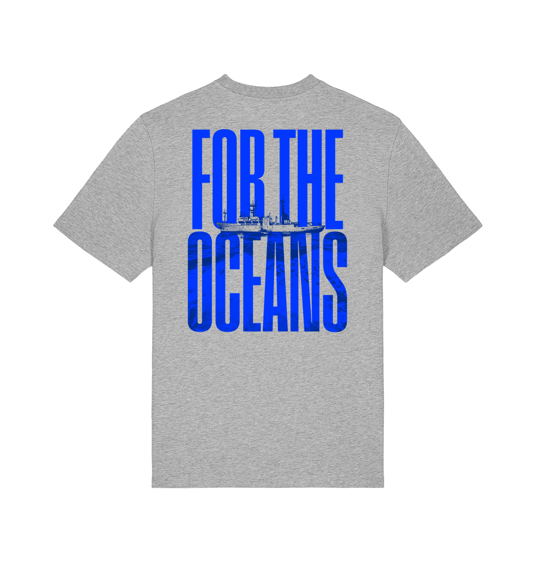 Heather Grey Printed T-shirt Back