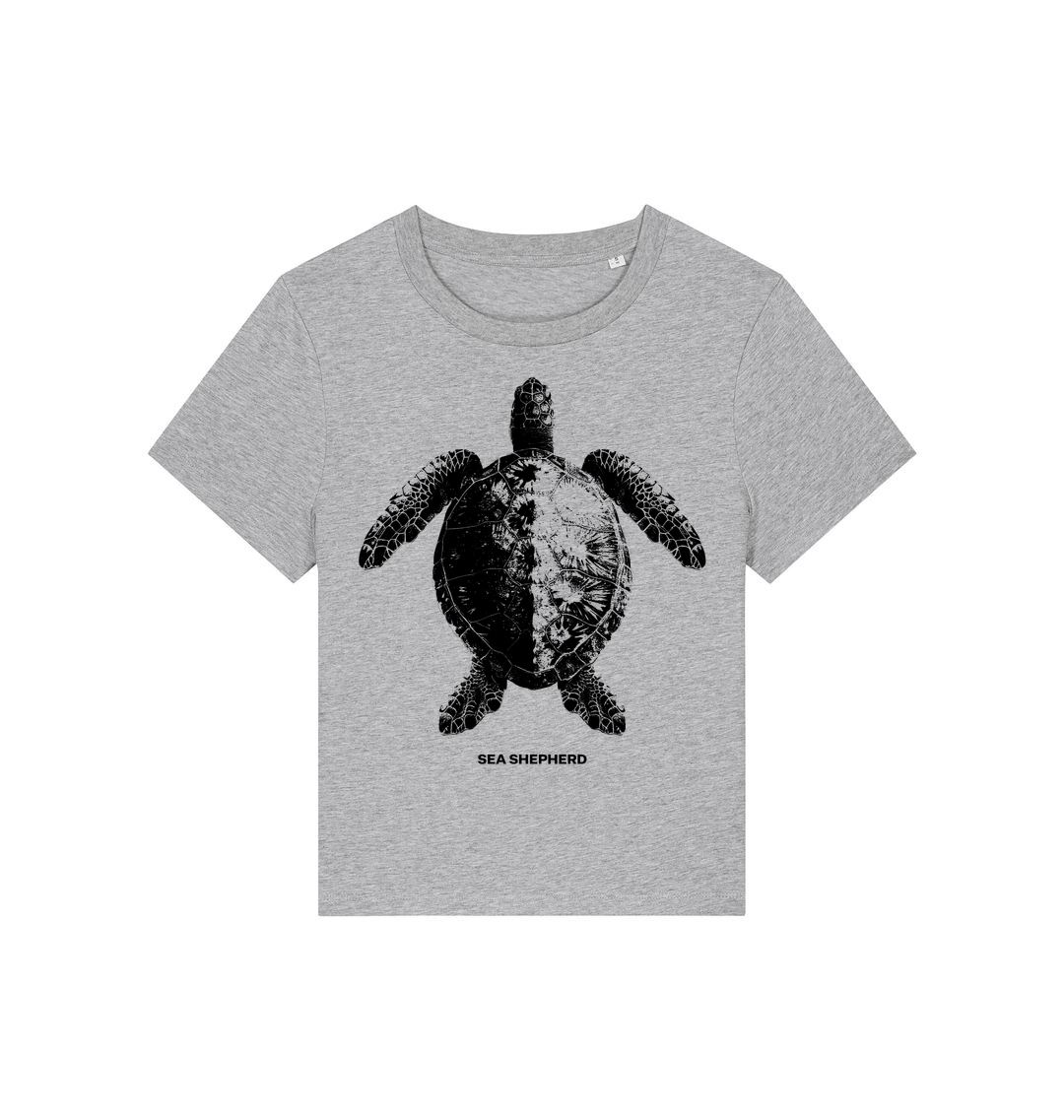 Heather Grey Printed T-shirt