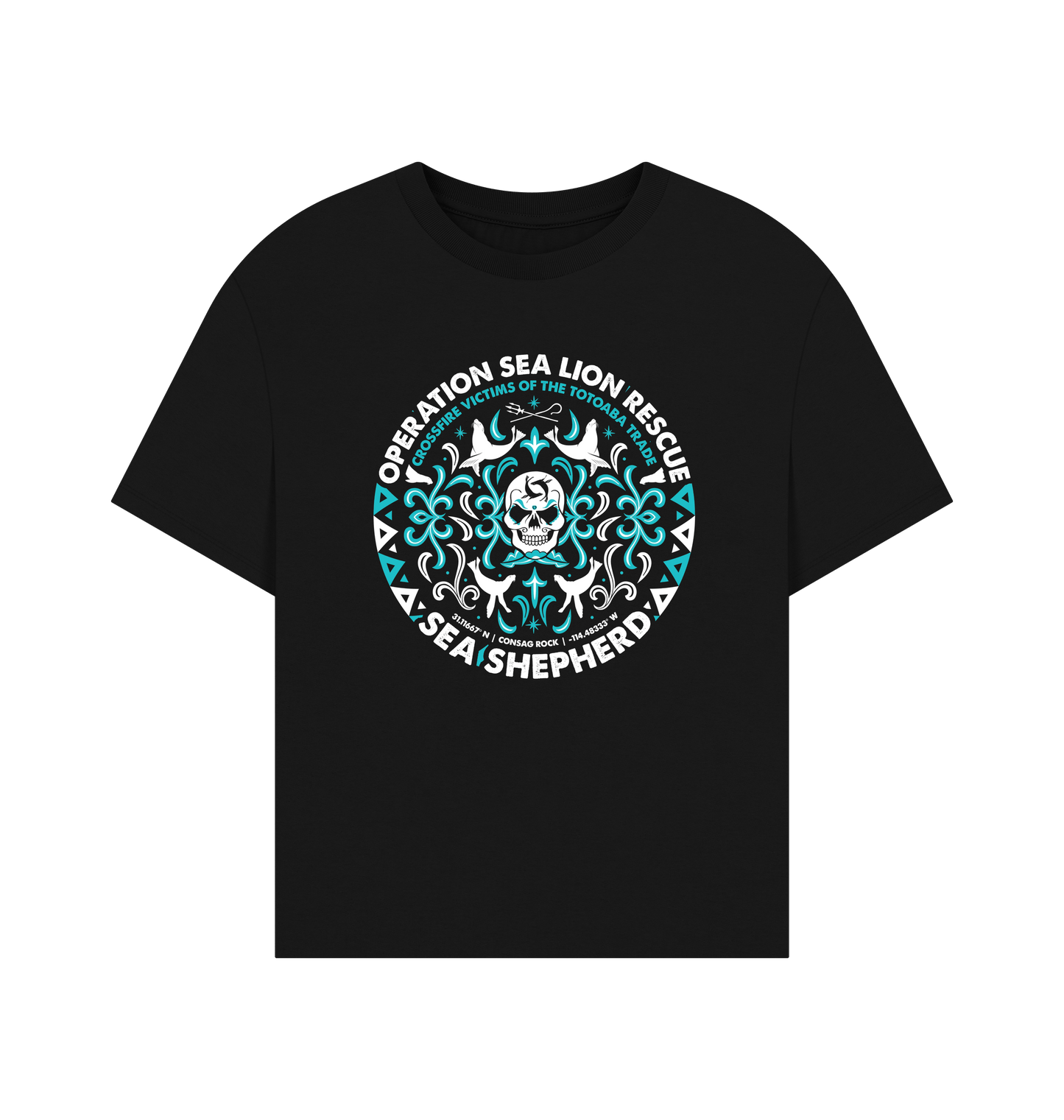 Black Printed T-shirt