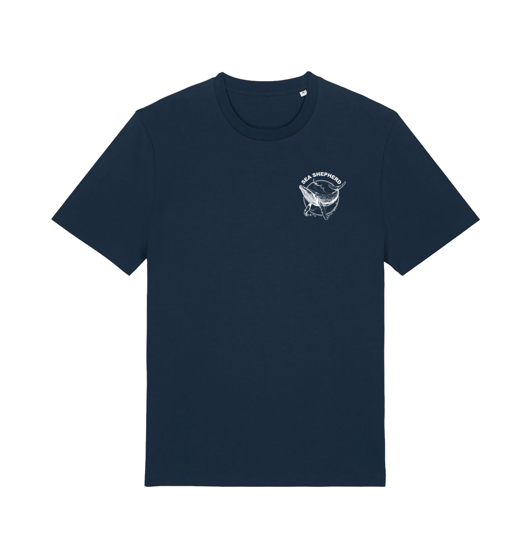 French Navy Printed T-shirt Front