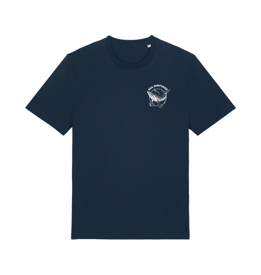 French Navy Printed T-shirt Front