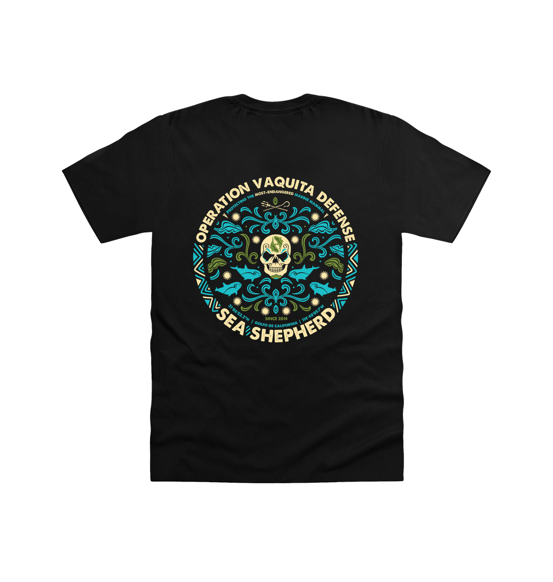 Black Printed T-shirt Back