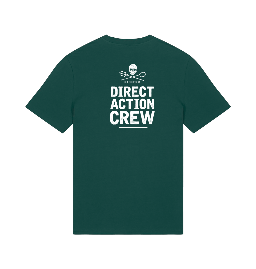 Glazed Green Printed T-shirt Back