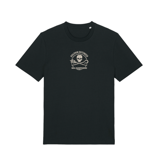 Black Printed T-shirt Front