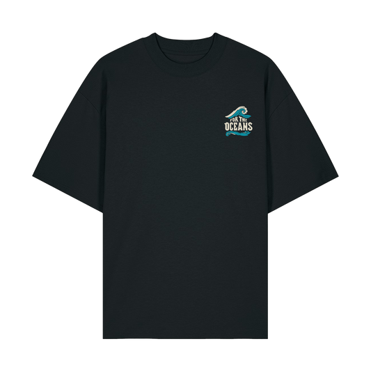 Black Printed T-shirt Front