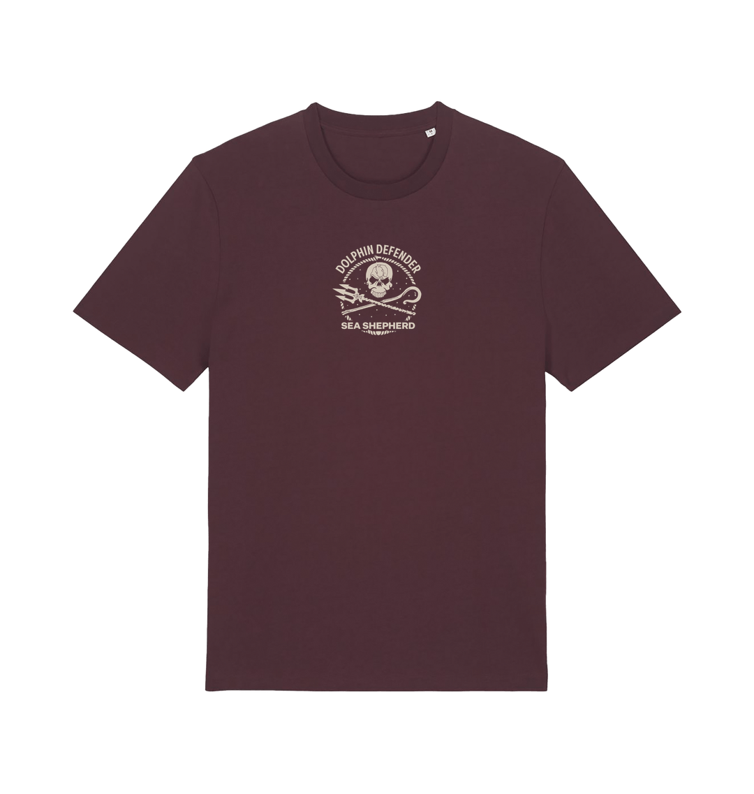 Red Brown Printed T-shirt Front