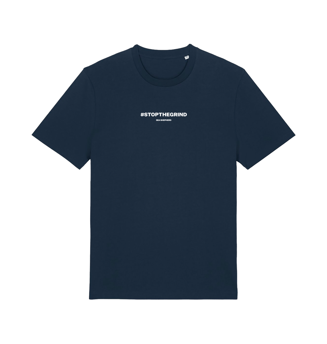 French Navy Printed T-shirt Front