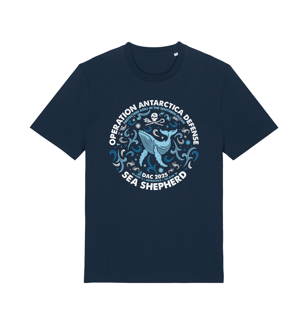 French Navy Printed T-shirt Front