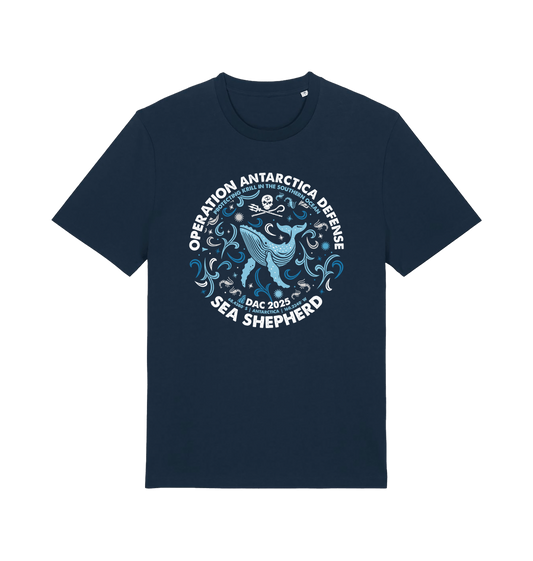 French Navy Printed T-shirt Front