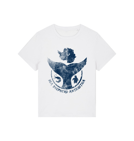 White Printed T-shirt Front