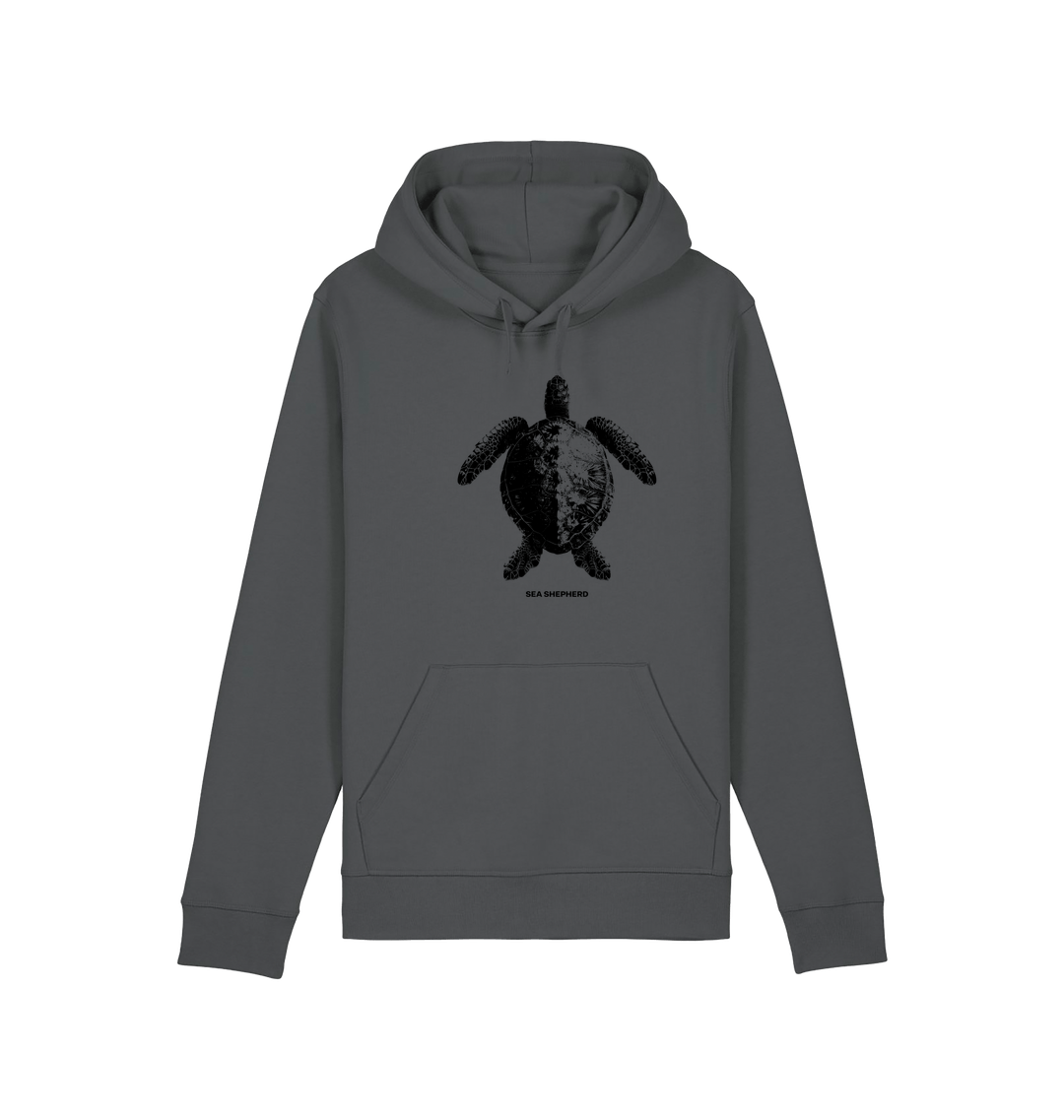 Anthracite Printed Hoody Front