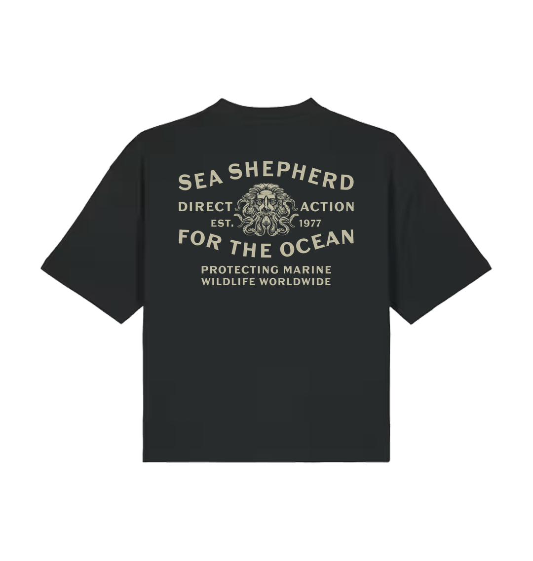 Black Printed T-shirt Back