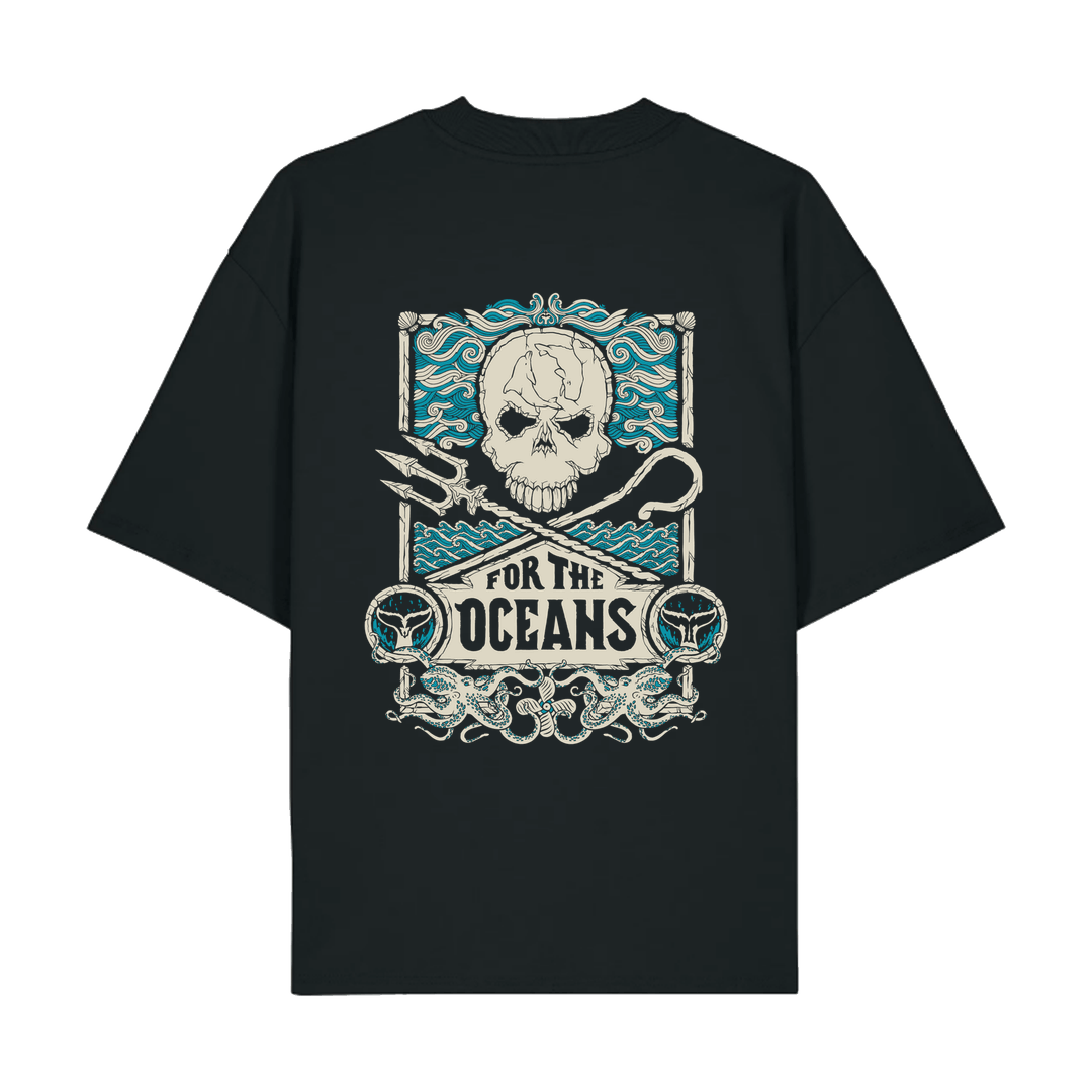 Black Printed T-shirt Back