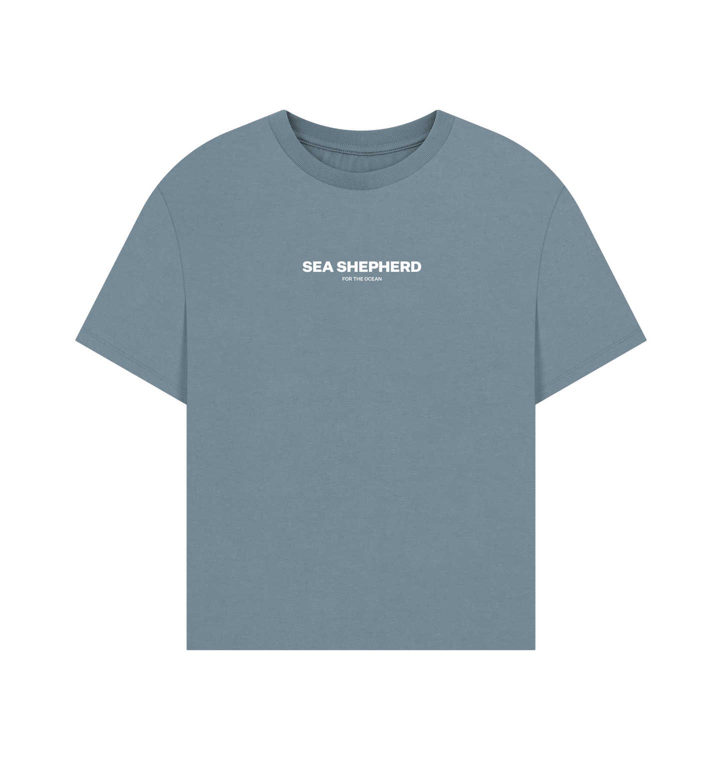 Stone Blue Printed T-shirt