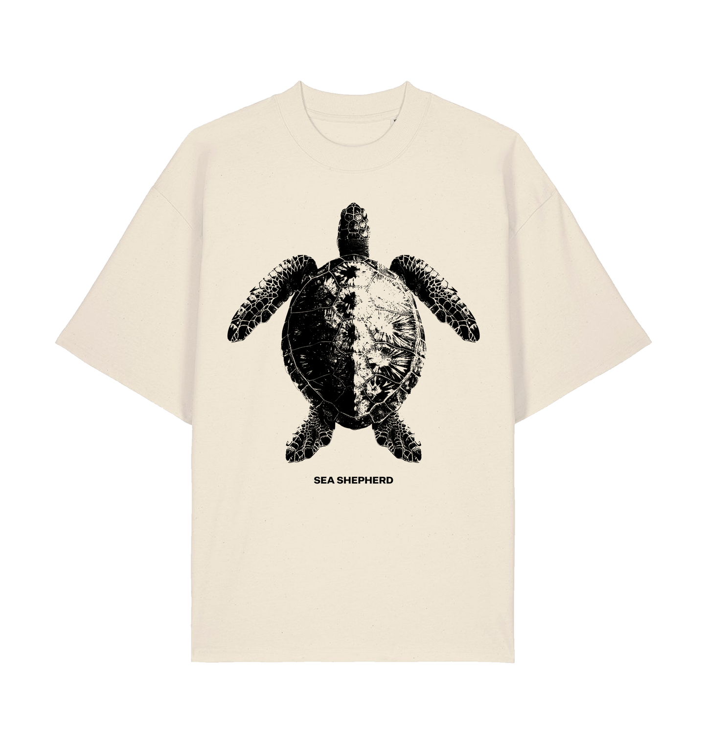 Natural Raw Printed T-shirt Front