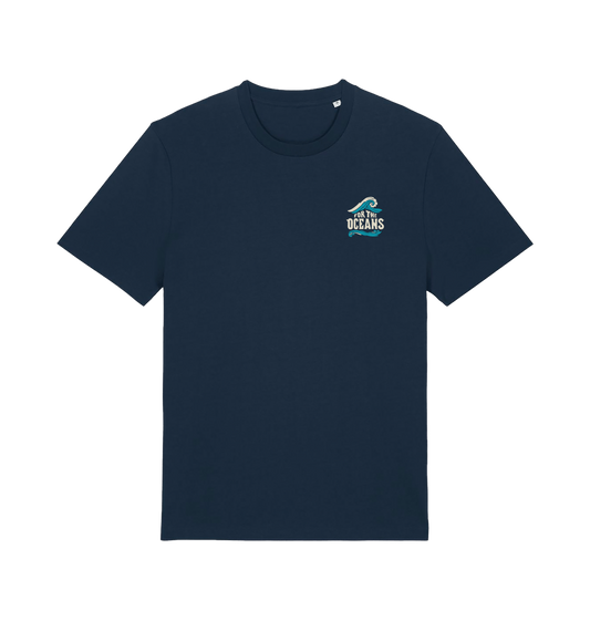 French Navy Printed T-shirt Front