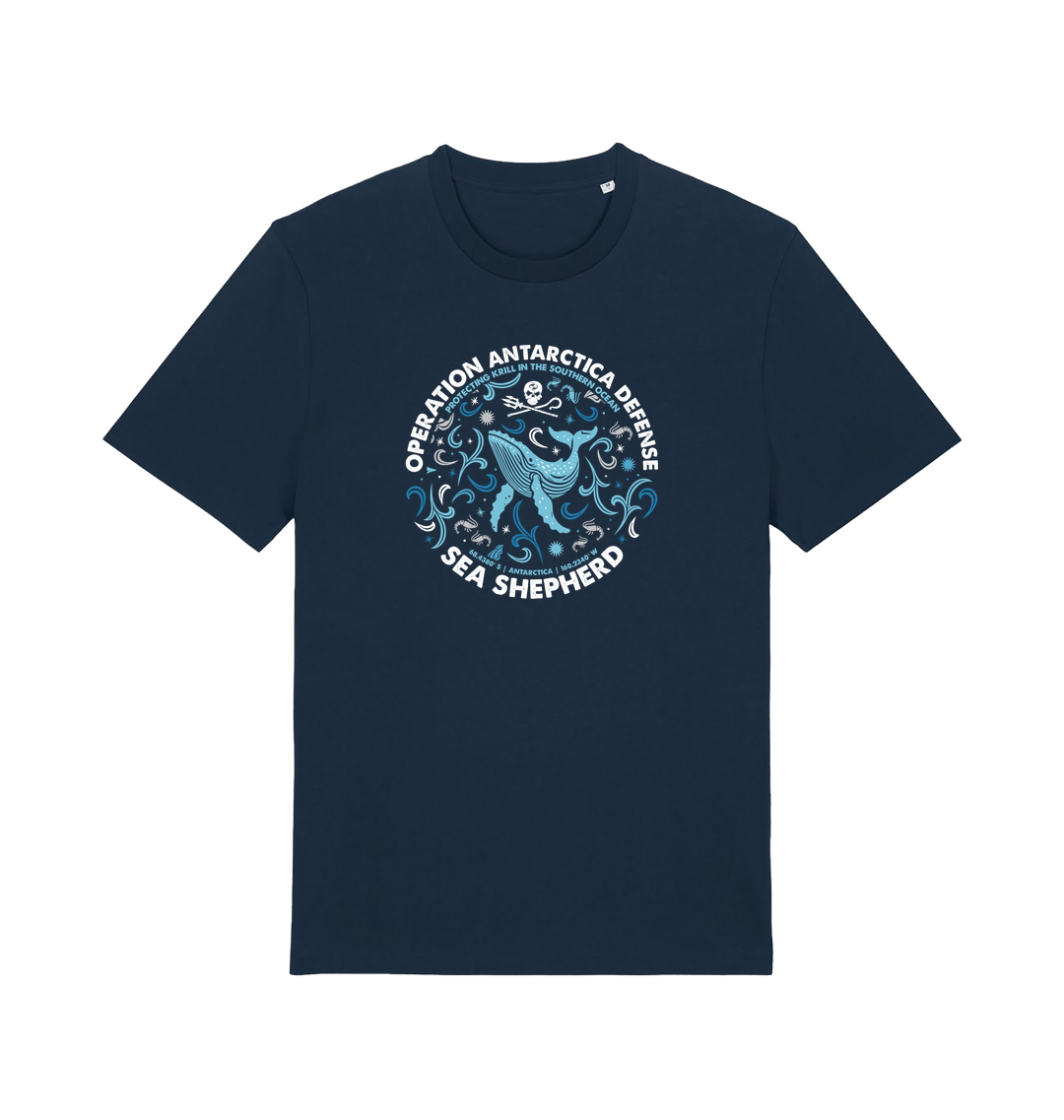French Navy Printed T-shirt Front
