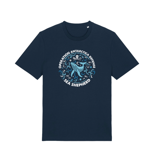 French Navy Printed T-shirt Front