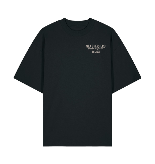 Black Printed T-shirt Front