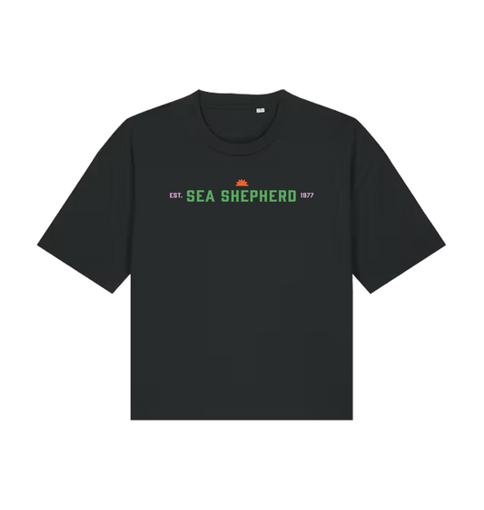 Black Printed T-shirt Front