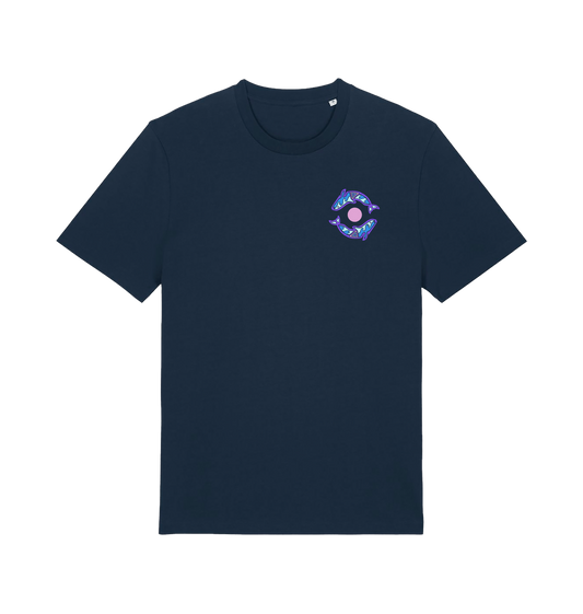 French Navy Printed T-shirt