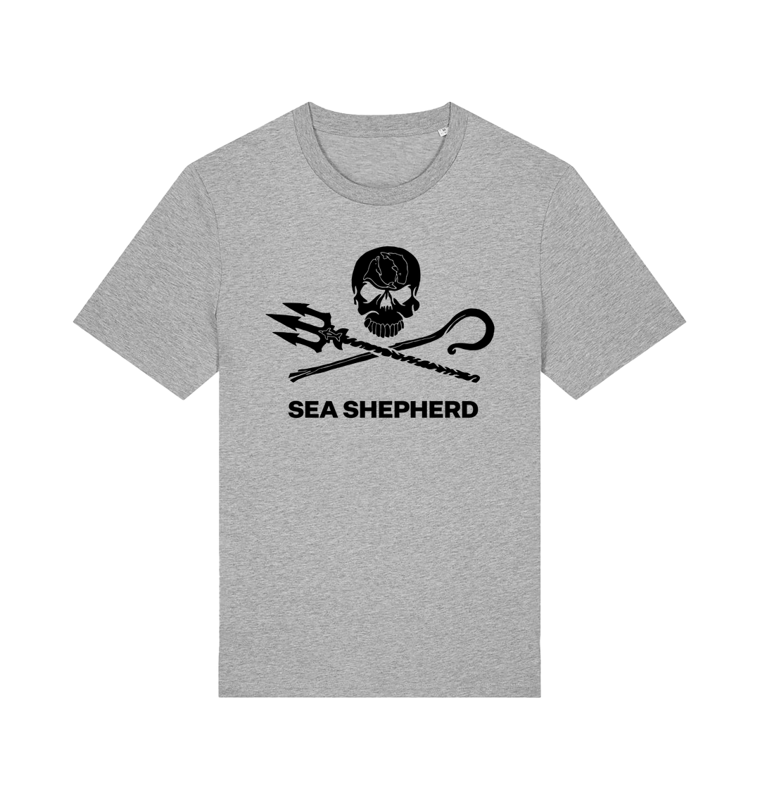 Heather Grey Printed T-shirt Front