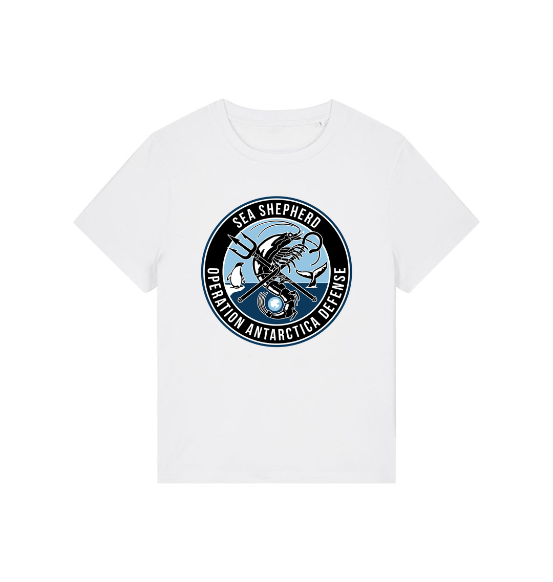 White Printed T-shirt Front