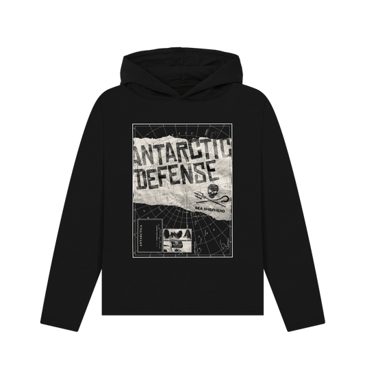 Black Printed Hoody