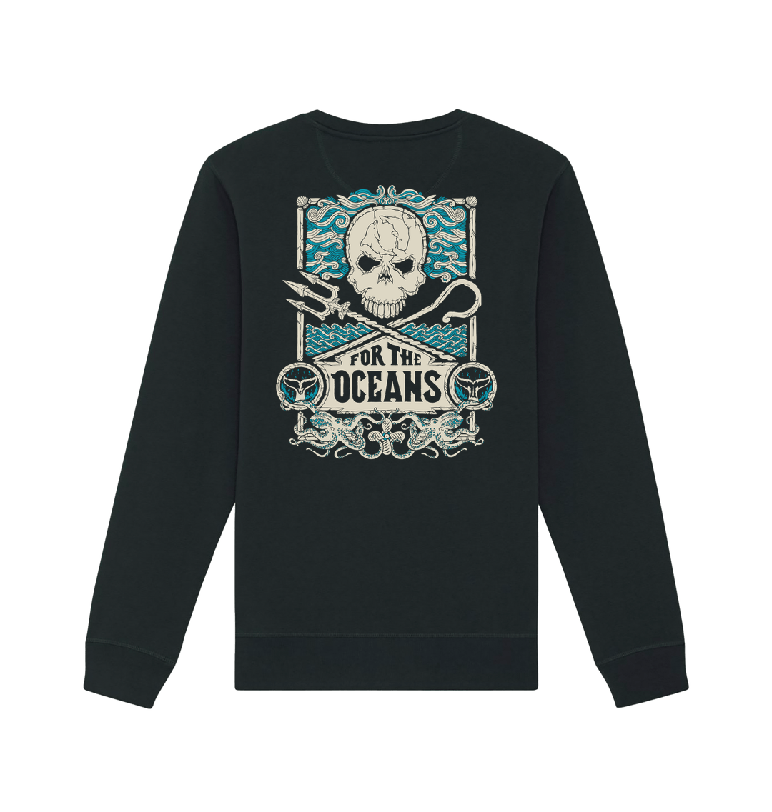 Black Printed Sweater
