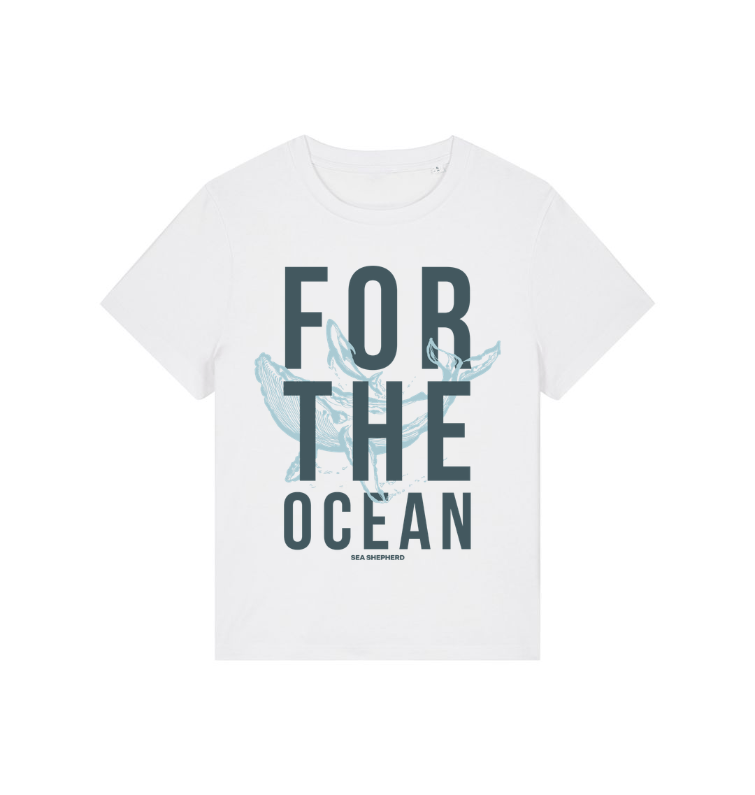 White Printed T-shirt Front