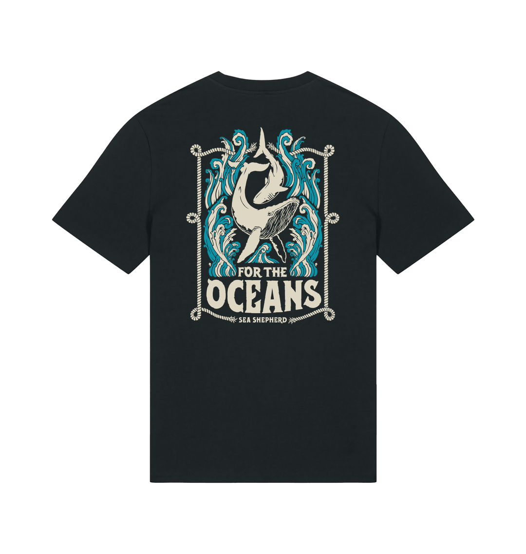 Black Printed T-shirt Back