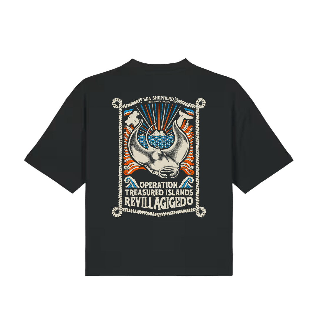 Black Printed T-shirt Back
